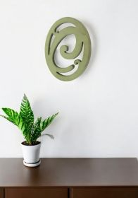 10" X 8" X 1" Green, Cottage Style, Wall Decor - Letter C