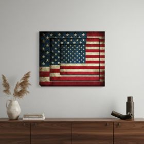 Set Of Four American Flag Print Wall Art