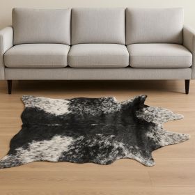 S&P Black White Animal Print Area Rug