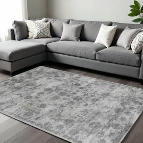 9' X 12' Grey Area Rug