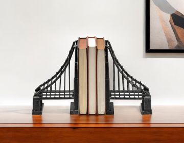 Vintage Look Suspension Bridge Bookends