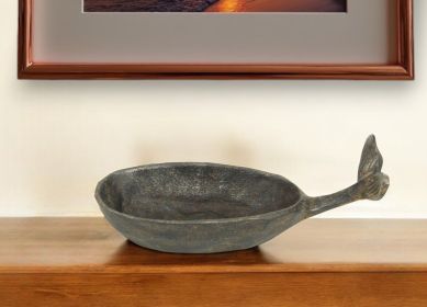 10" Black Novelty Metal Handmade Tray