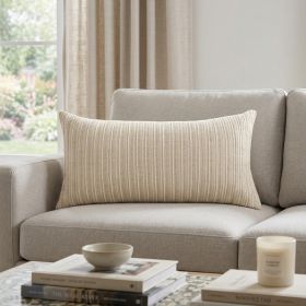 14" X 14" Natural Cotton Blend Pillow