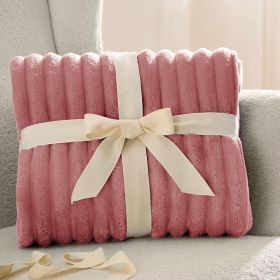GentleSoft Brick Dust Fleece Throw Blanket for Couch - Cozy Soft Blankets for Women, Cute Small Throws for Girls, 50x60 Inches
