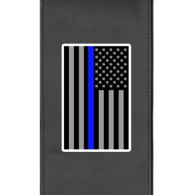 Blue Line Flag Vertical Logo Panel (Logo Panel Size: 24" Panel for Xpression Gaming Chair Only)